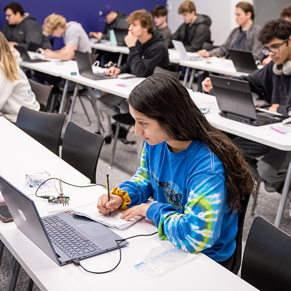 Students in a classroom